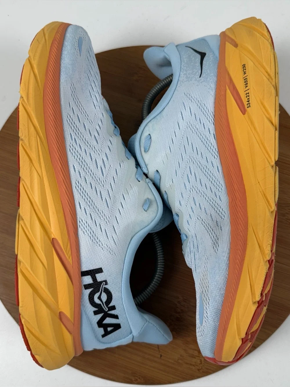 Hoka Clifton 8 Light Blue Running Shoes